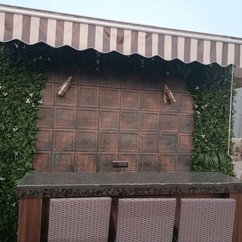 indoor fountain & counter